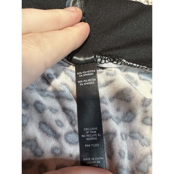 Steve Madden Leopard Print Sleep Comfy Shorts Super Soft Size XL - Picture 7 of 8